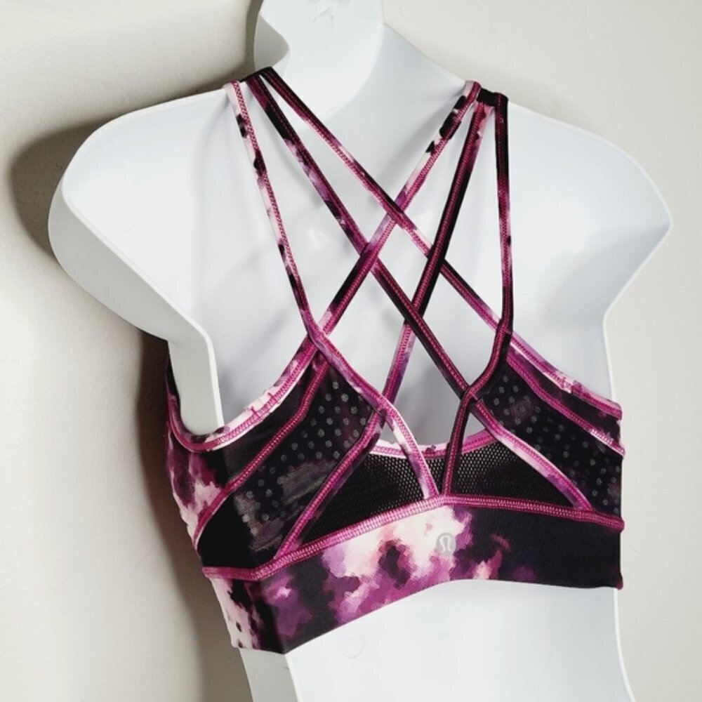 Lululemon Strap It Like It's Hot Sports Bra - Blooming Pixie Raspberry
